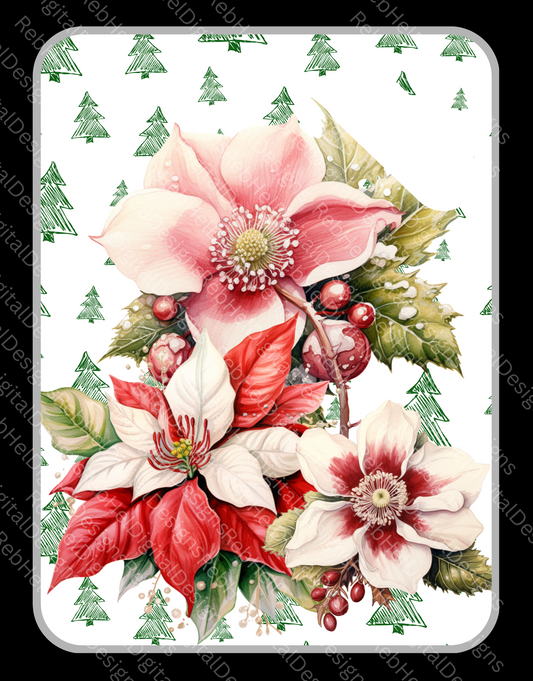 Chopping board Sublimation Designs-Christmas
