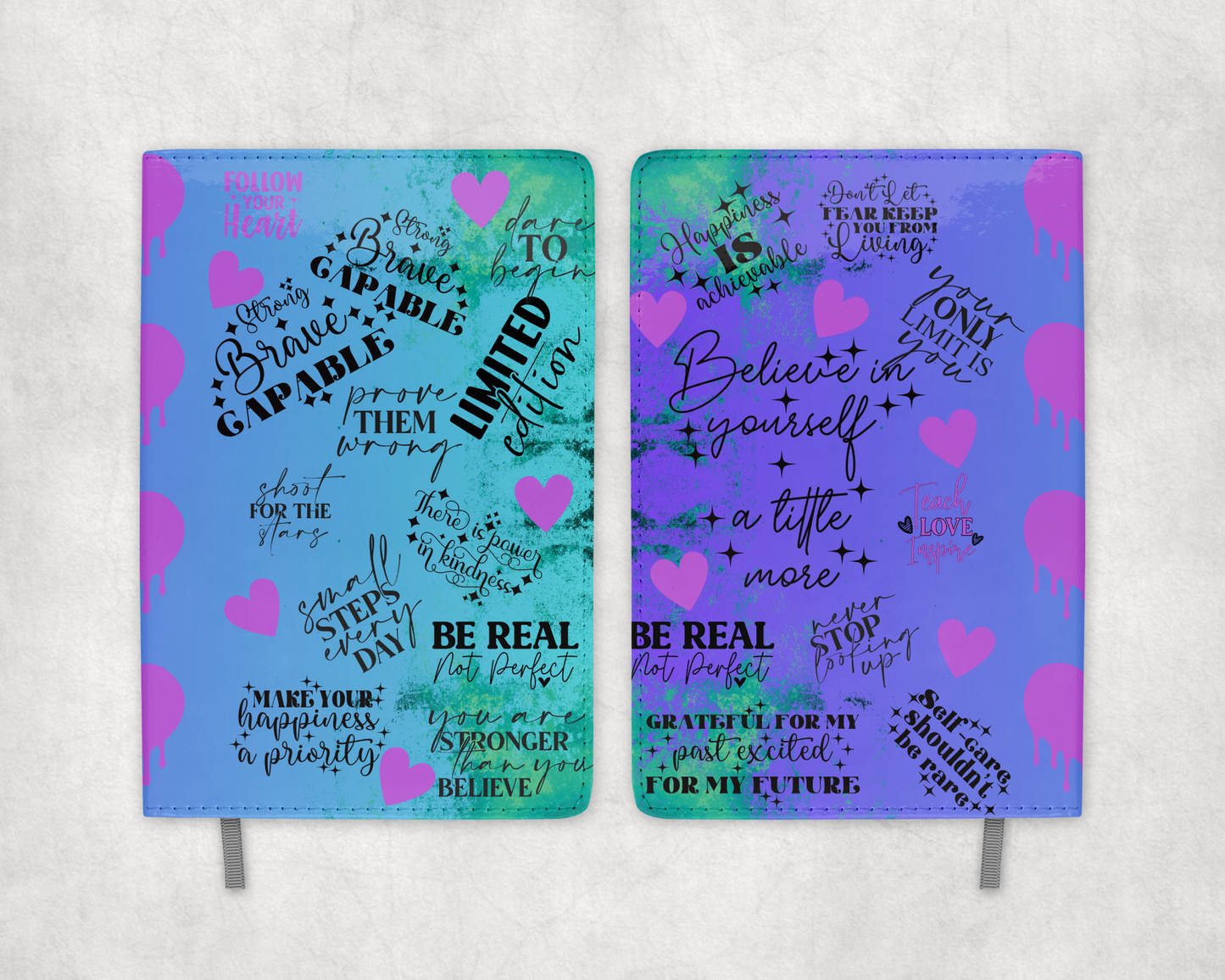 A5 Note Book Sublimation Designs. Collection 2