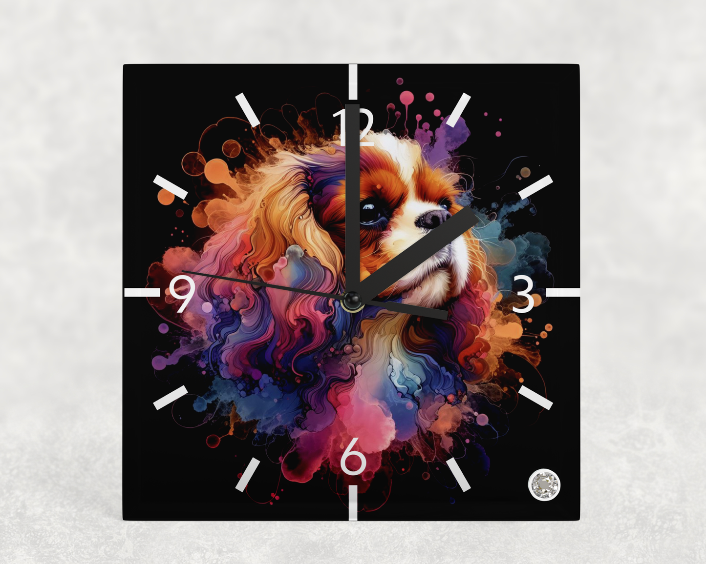 Clock Cavalier Alcohol Ink Designs
