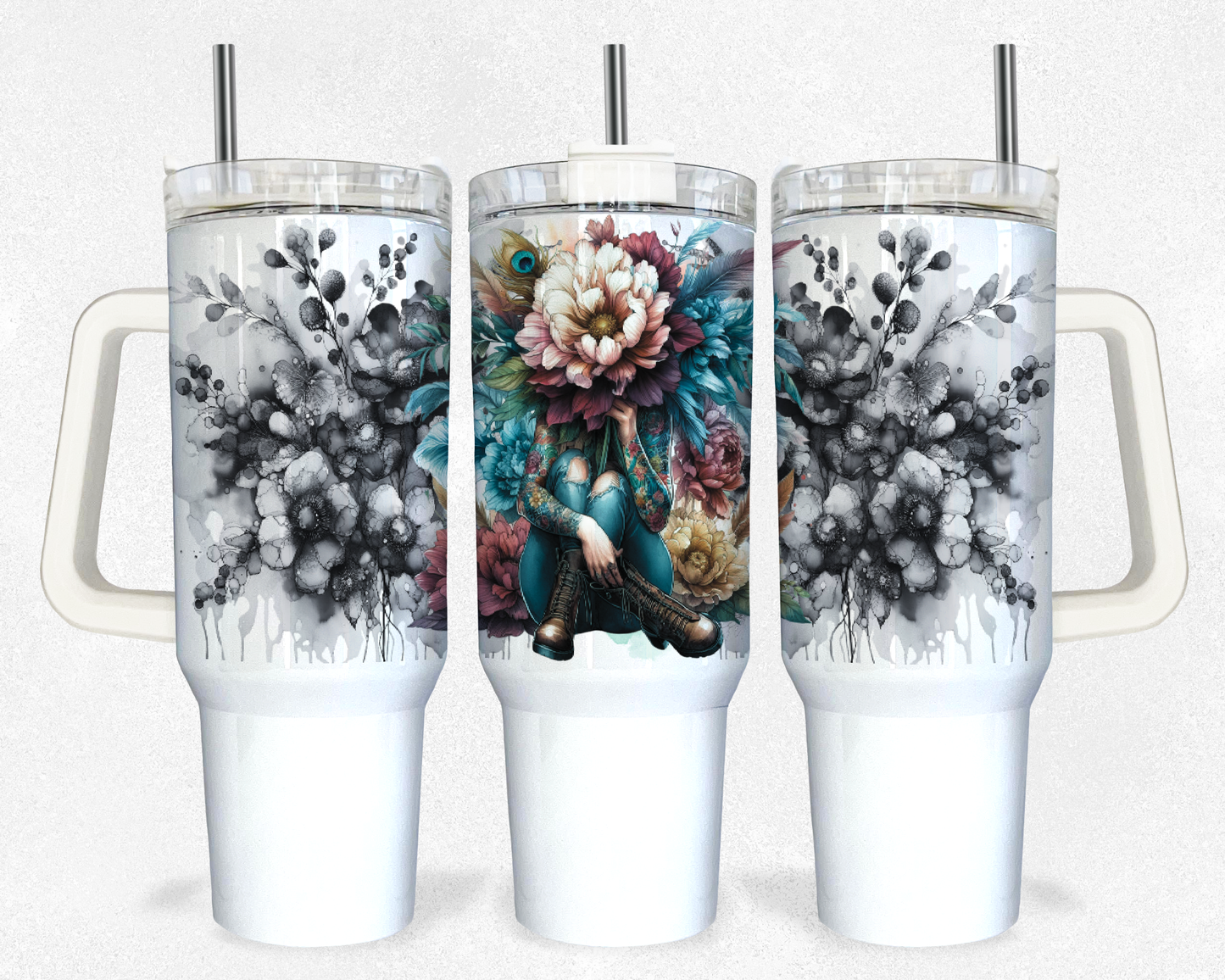 Flower Beauty 40oz Design