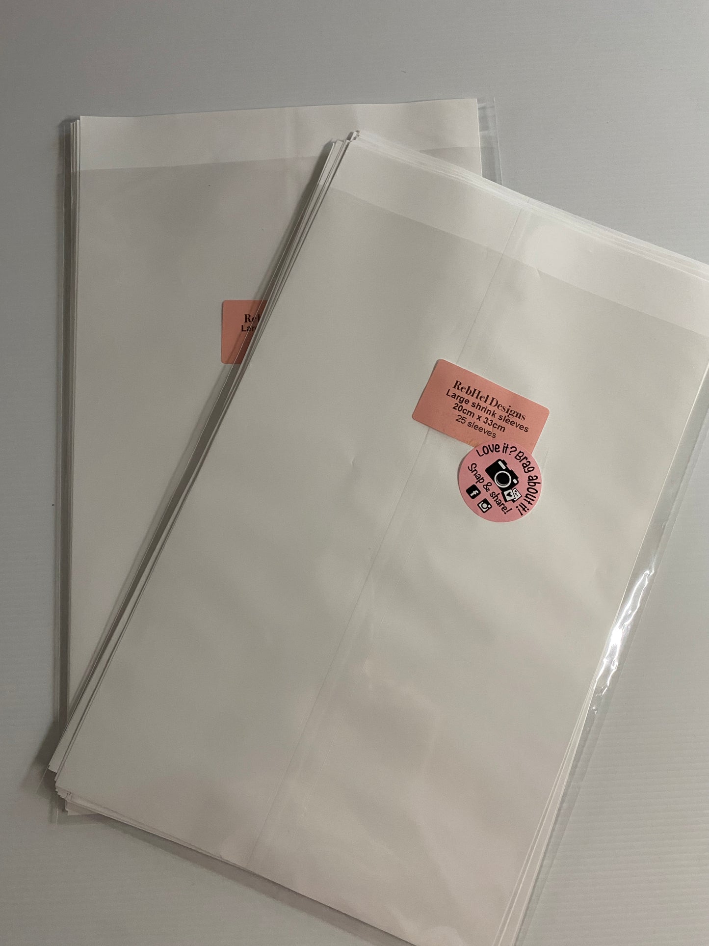 Shrink Wrap Sleeves Pack of 25 x 40oz size