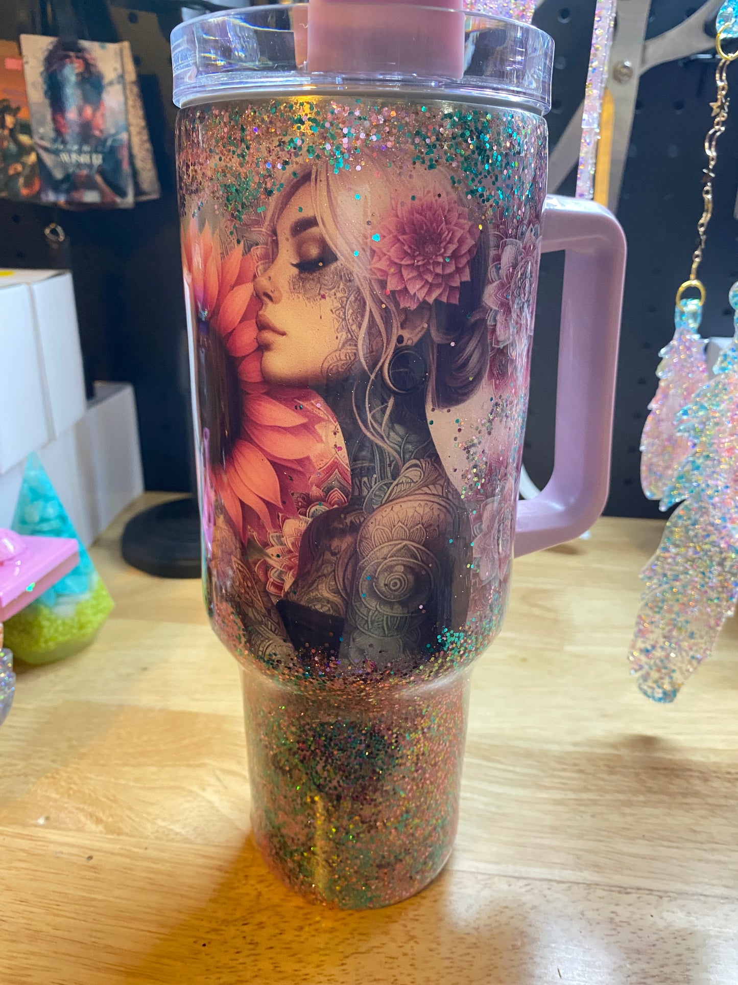 Resin Tumblers (example pics only) made to order