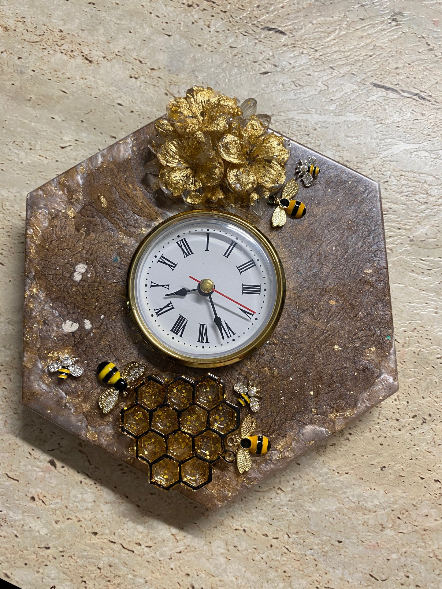 Resin Desk Clock (example pics)