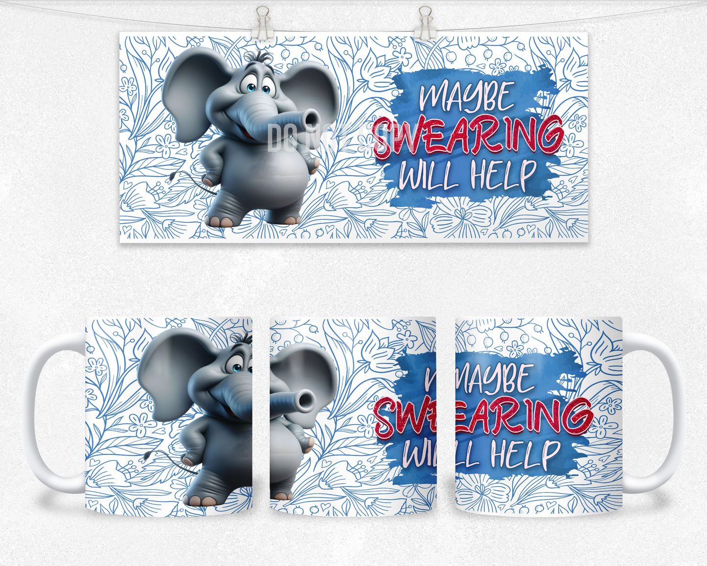Maybe Swearing will help Mug Design