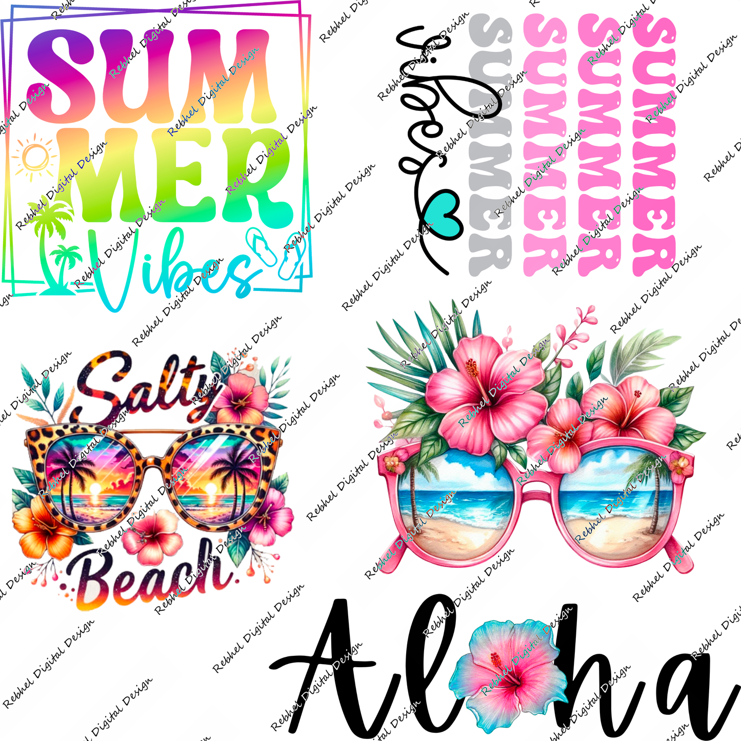 Set 1 UVDTF decal Packs