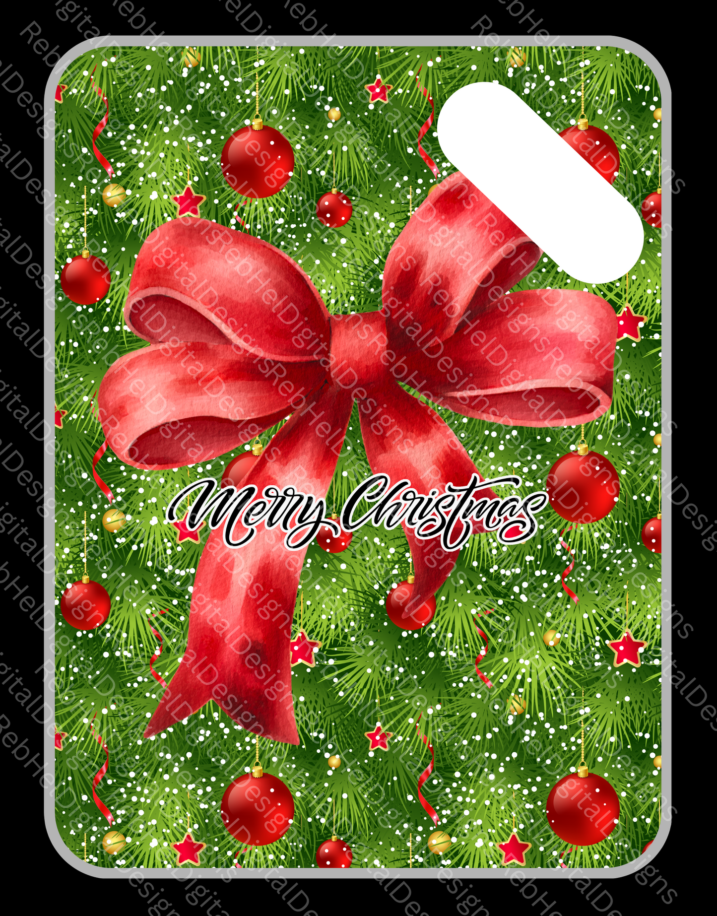 Chopping board Sublimation Designs-Christmas