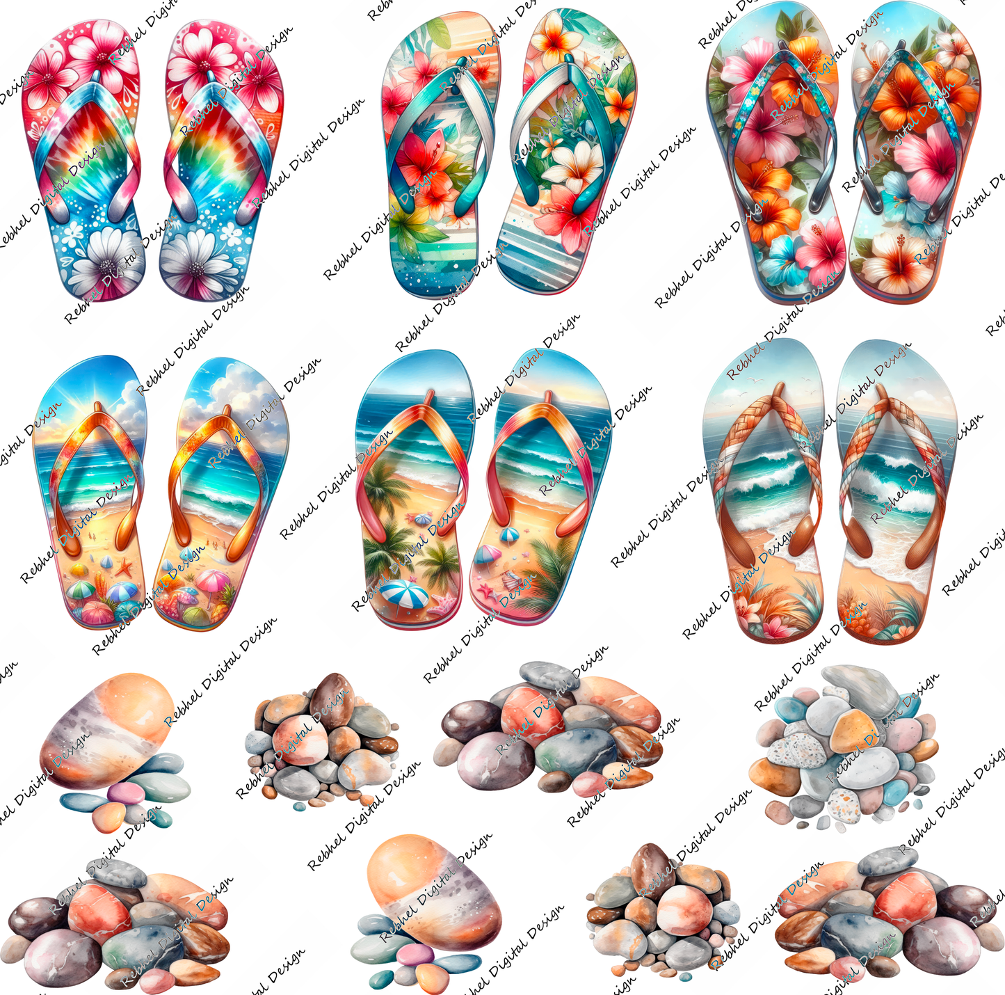 Set 1 UVDTF decal Packs