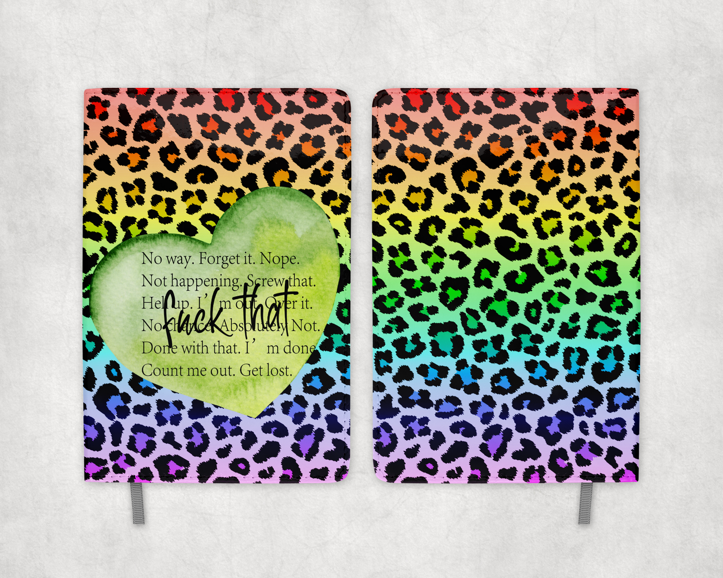 A5 Sublimation Note Book Designs. Collection 1