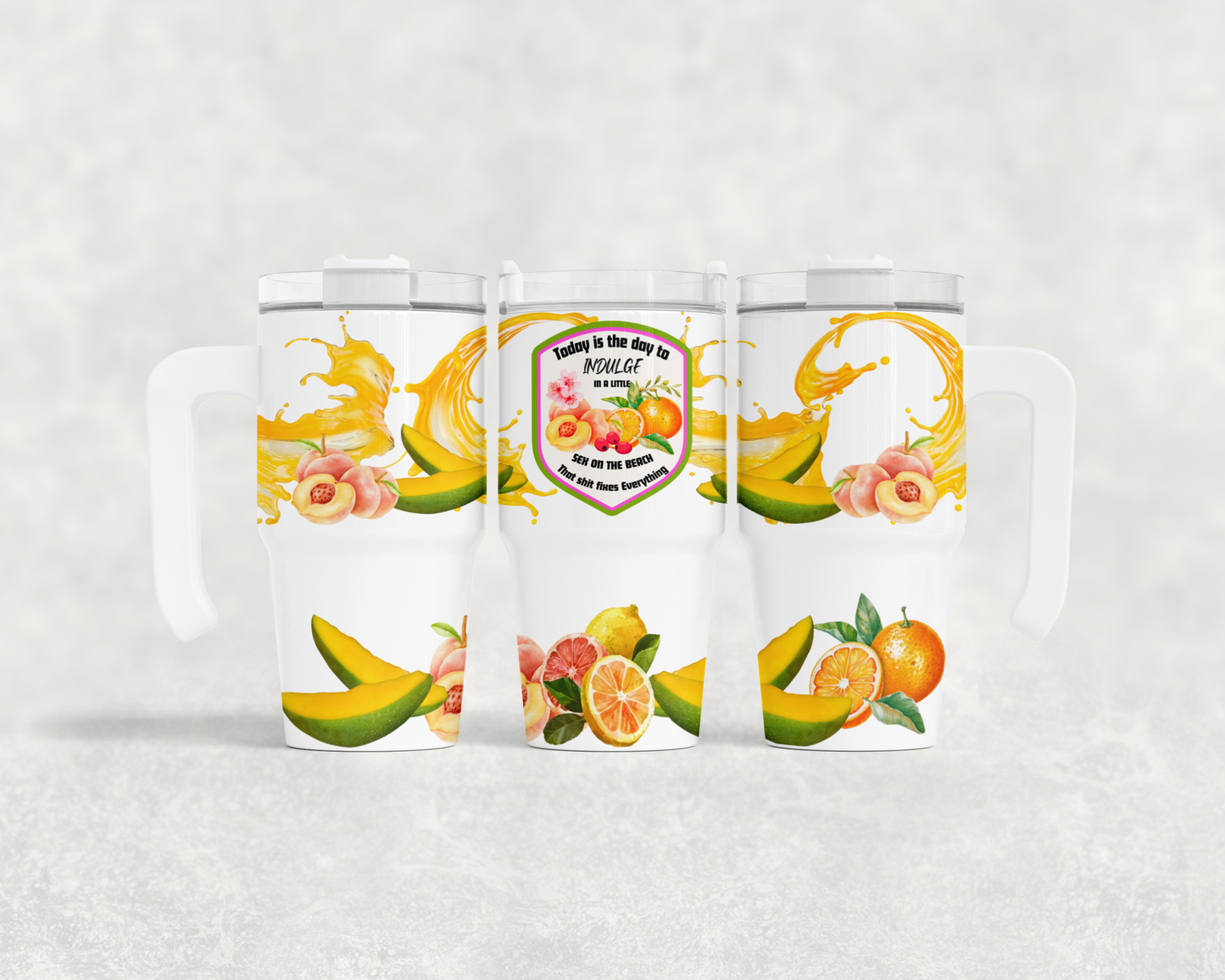 20oz Tumbler with handle Design Collection