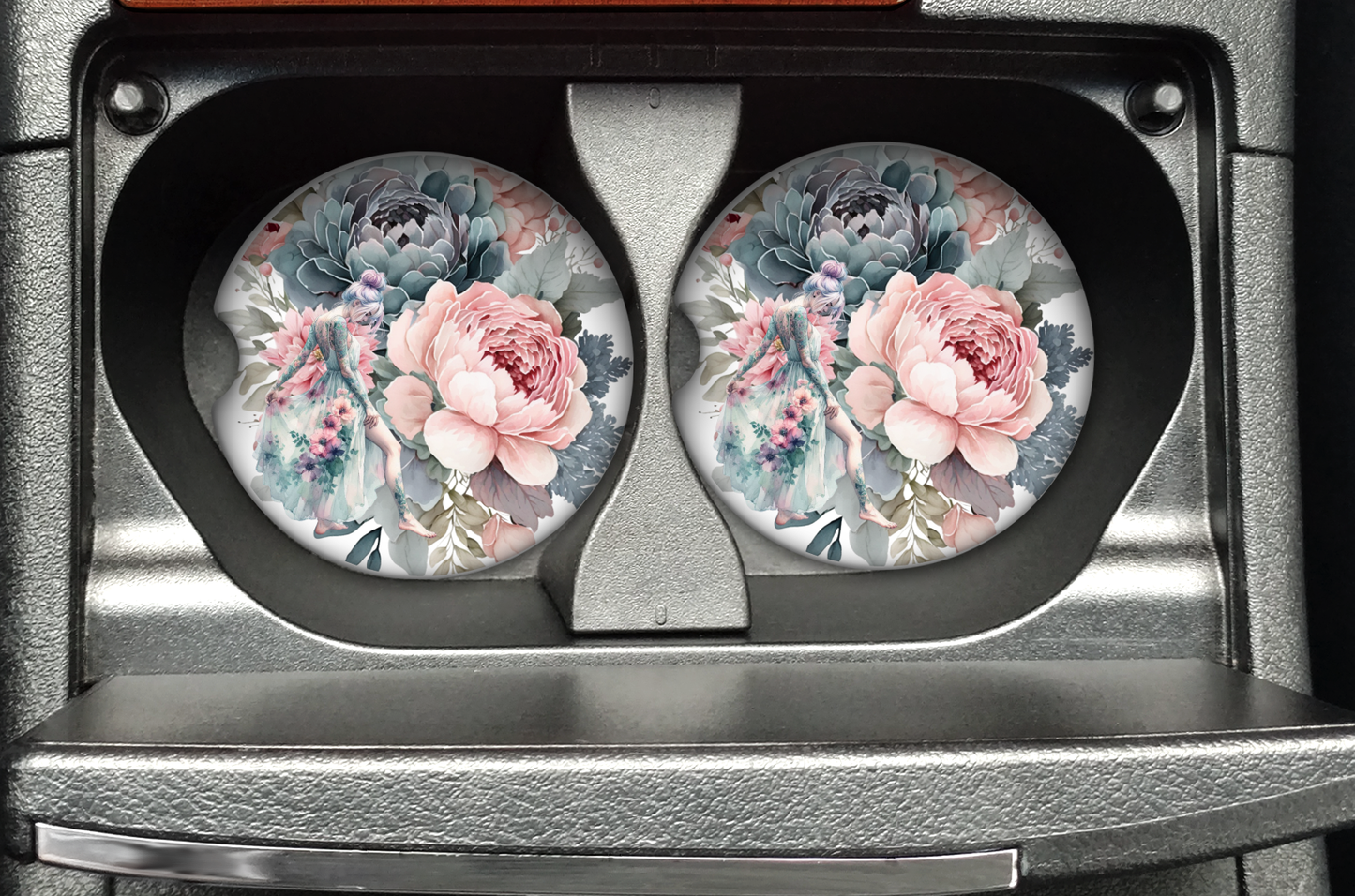 Car coasters-neoprene. Collection 2. Ready made.