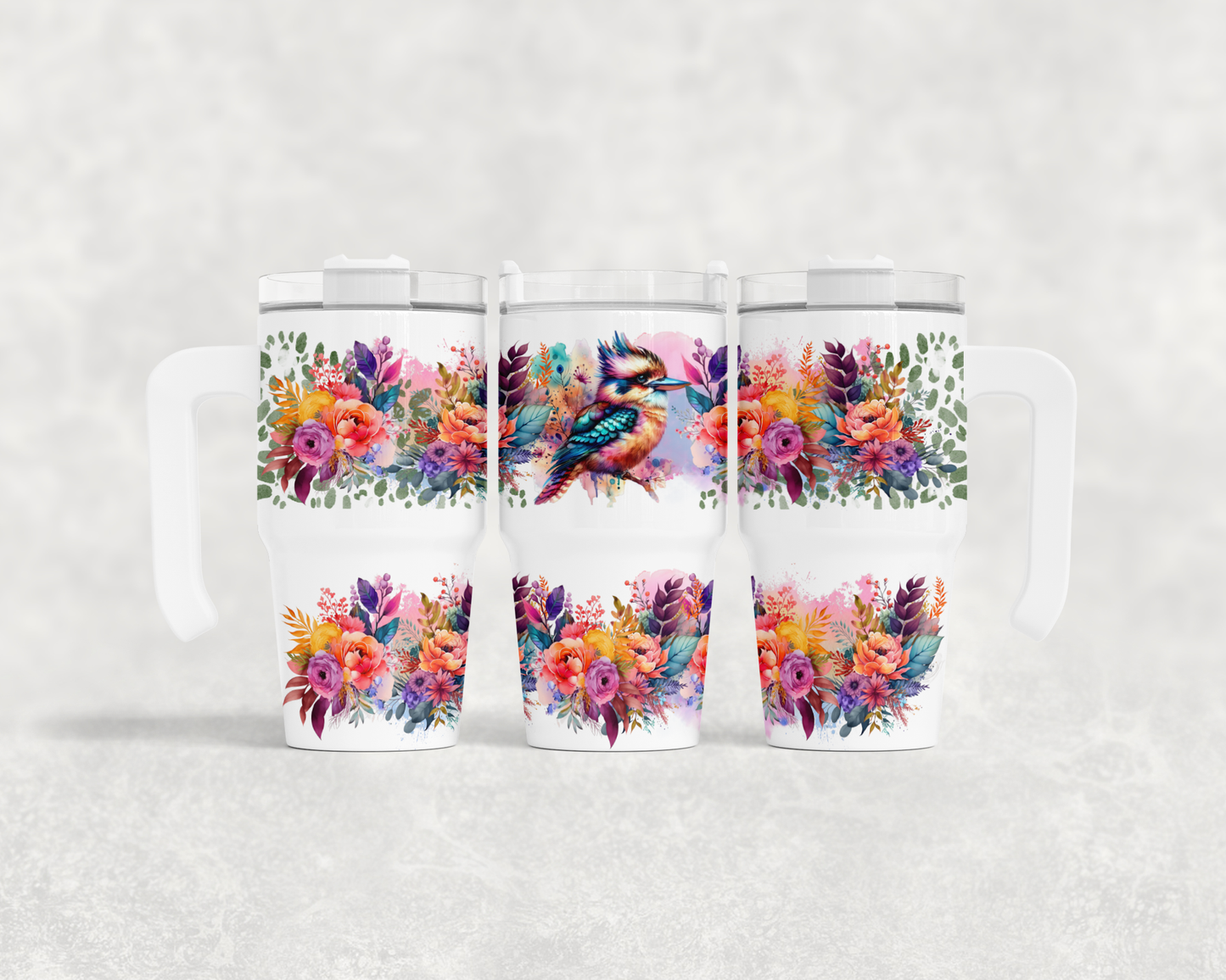 20oz Tumbler with handle Design Collection