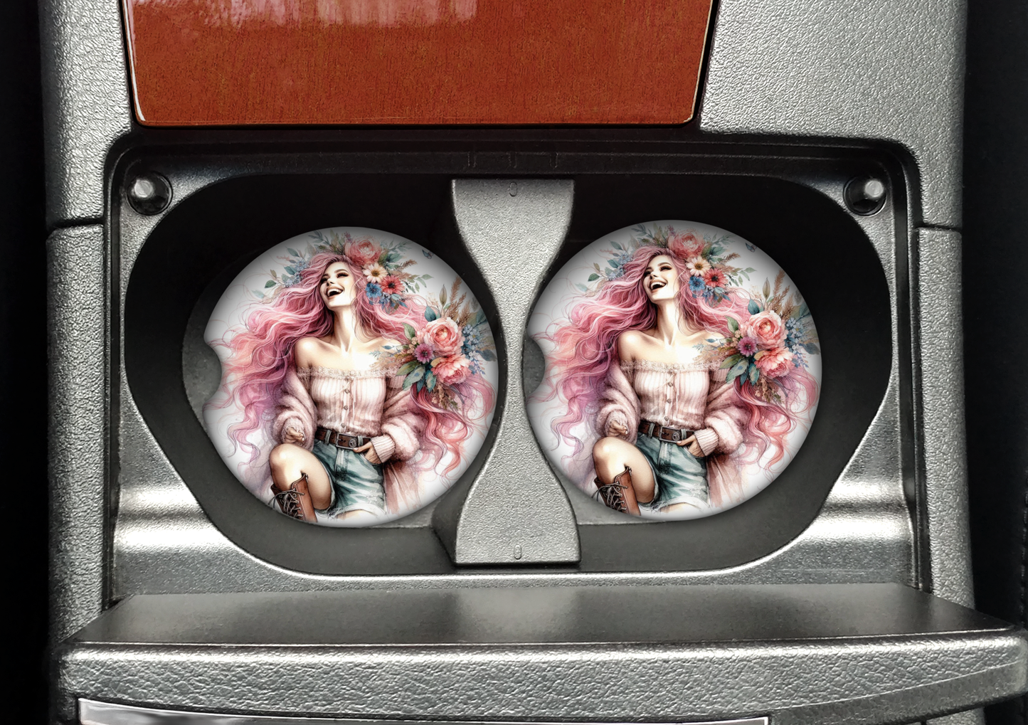 Car coasters neoprene. Collection 1. Ready made.