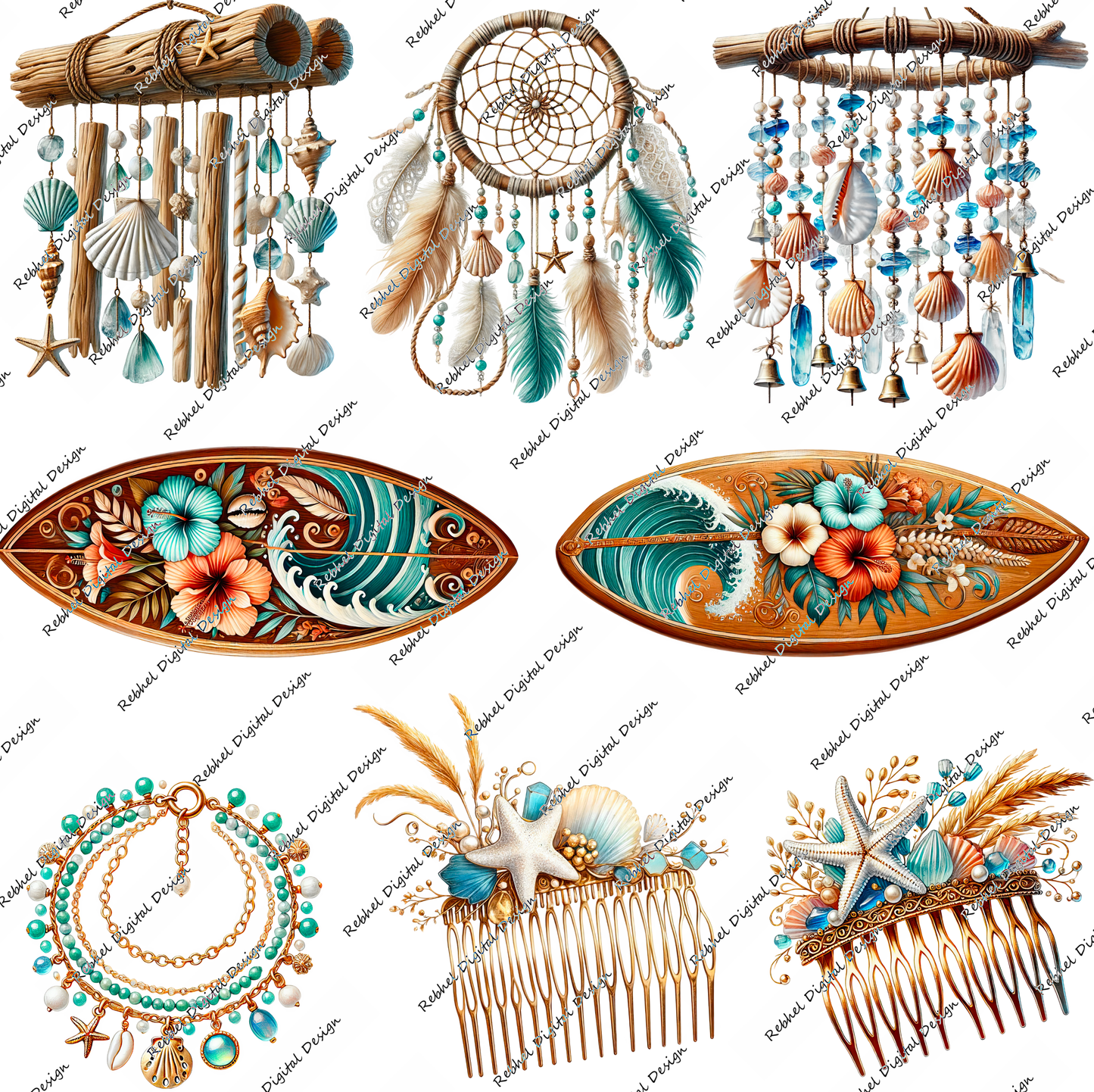 Set 1 UVDTF decal Packs