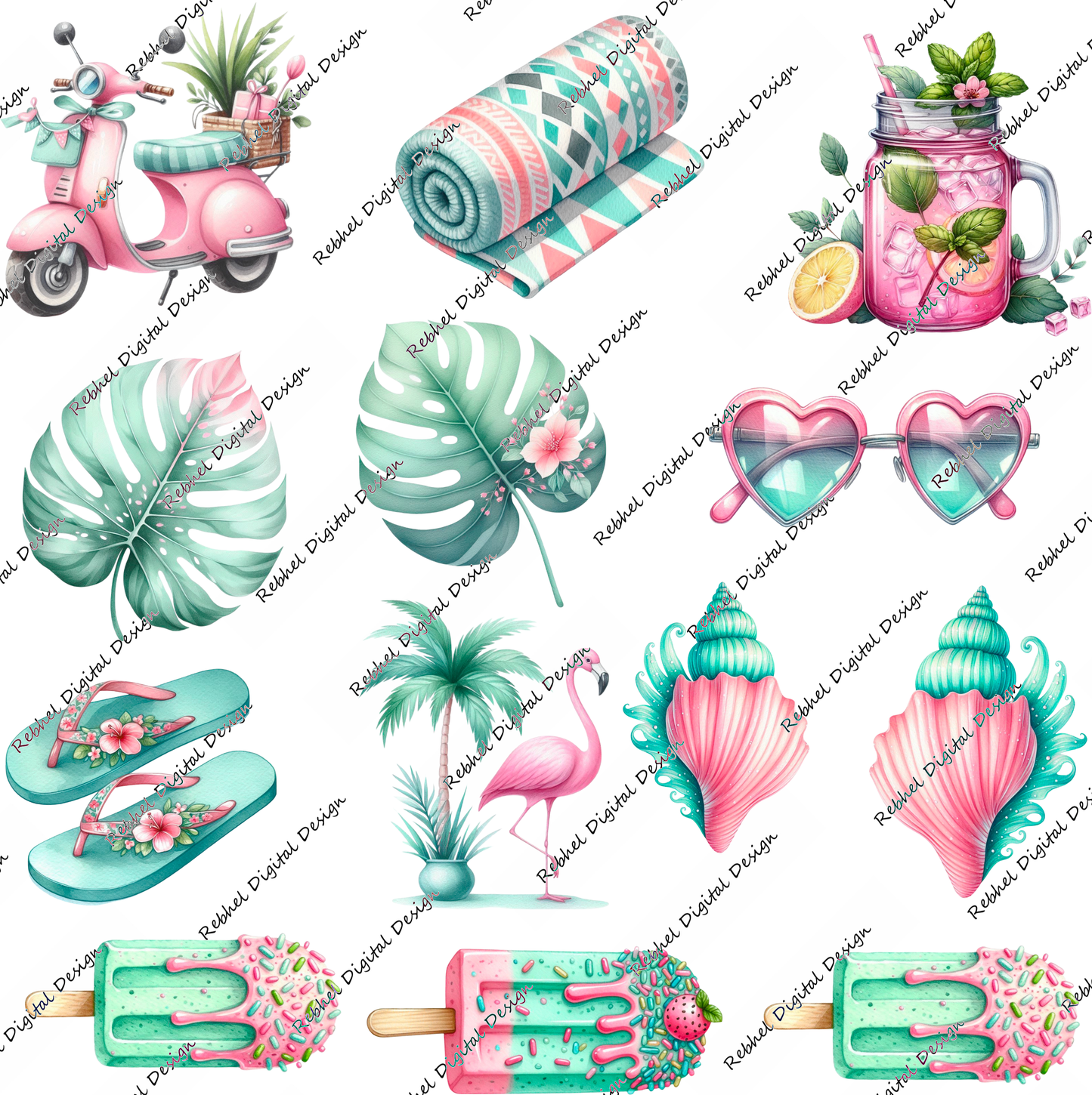 Set 1 UVDTF decal Packs