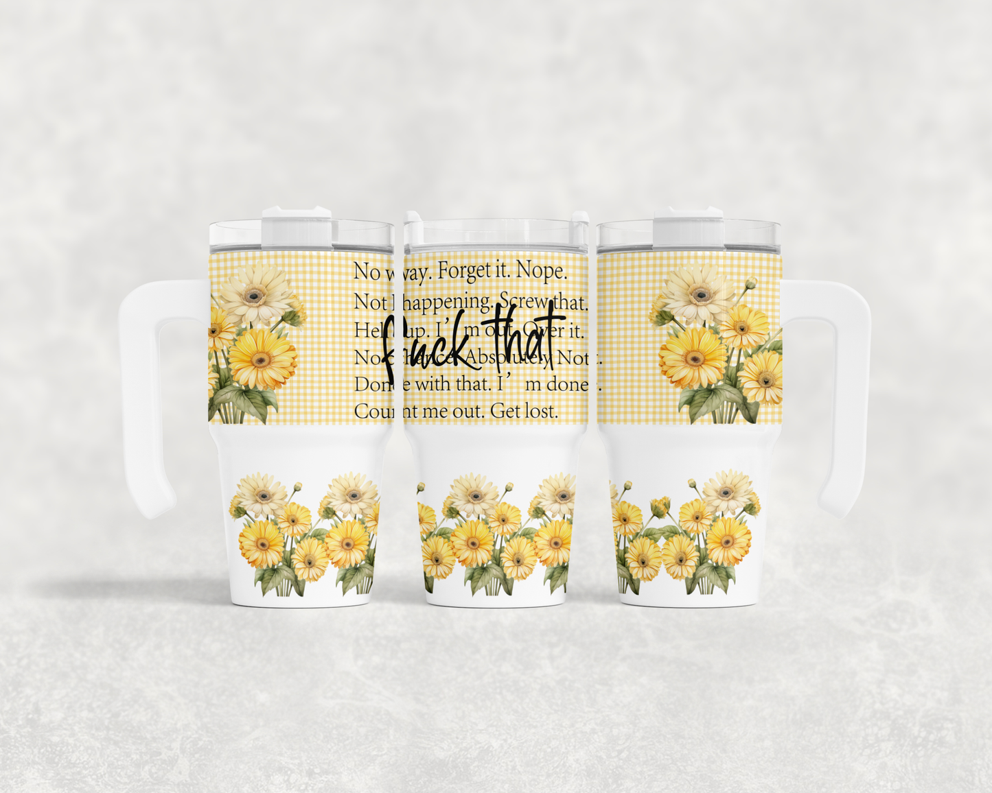 20oz Tumblers with Hook Handle Collection 1