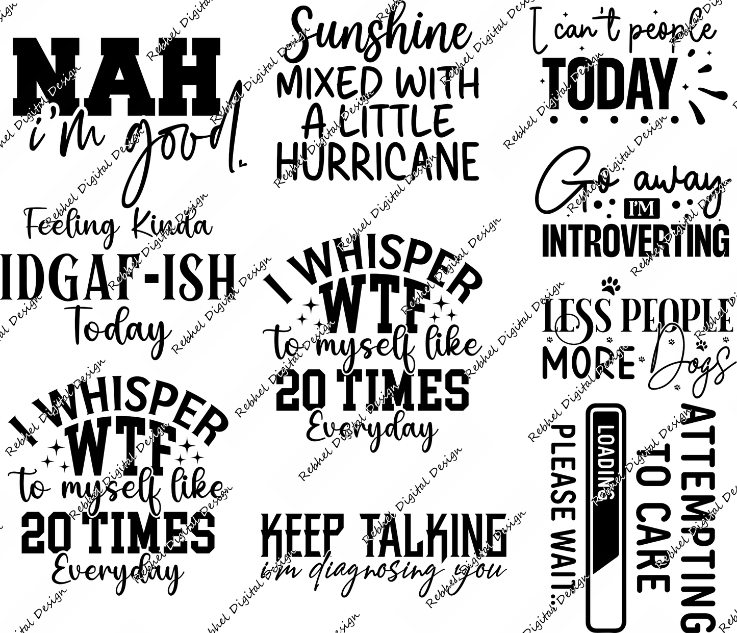 Set 3 UVDTF Decal Packs