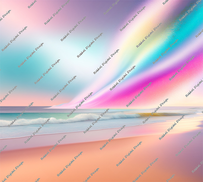 Beach Pastel Watercolour