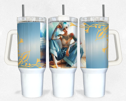 Beauty elegant 40oz Design