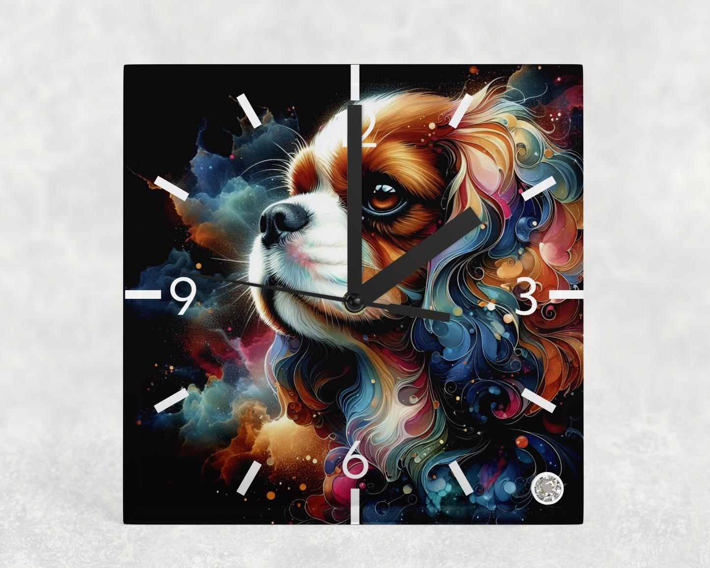 Clock Cavalier Alcohol Ink Designs