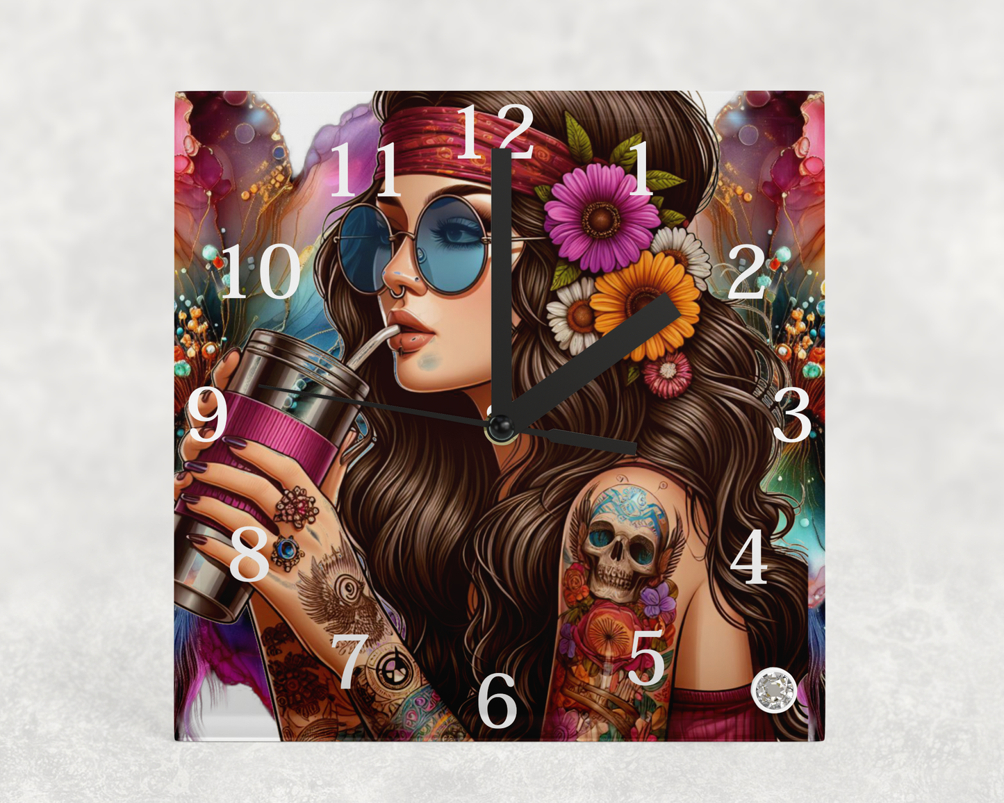 Clock square Designs Collection 1