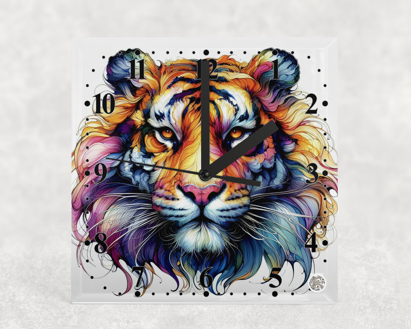 Clock Tiger Alcohol Ink Designs