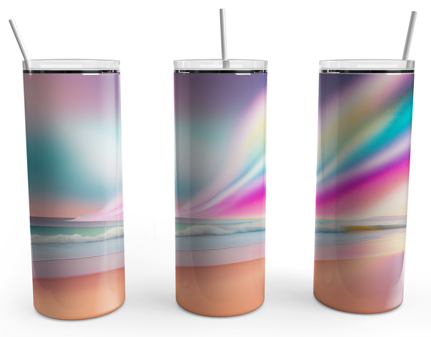 Beach Pastel Watercolour