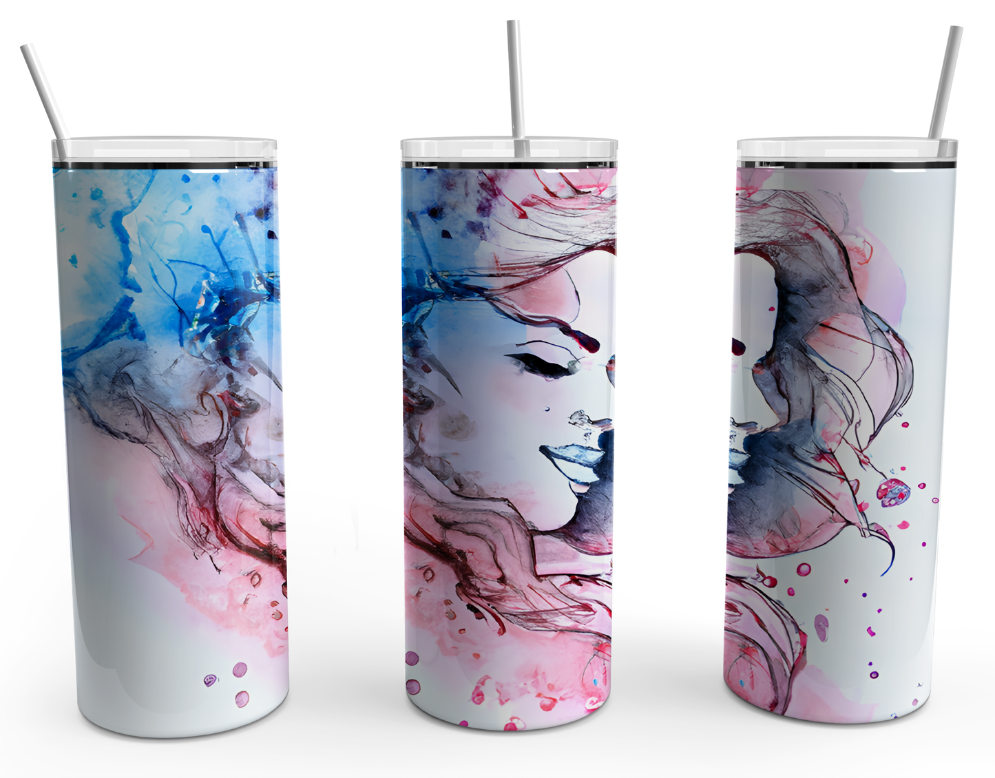 Beautiful watercolour Girl