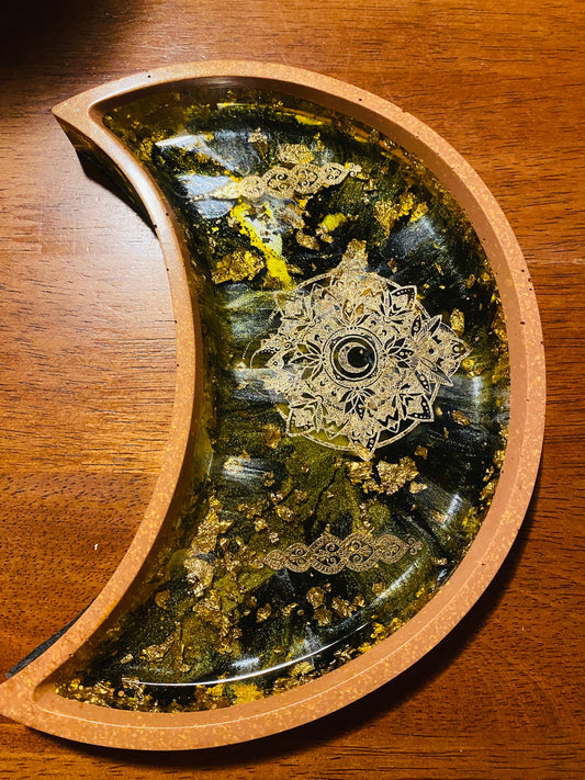 Resin Moon Trinket Trays (example pics only)