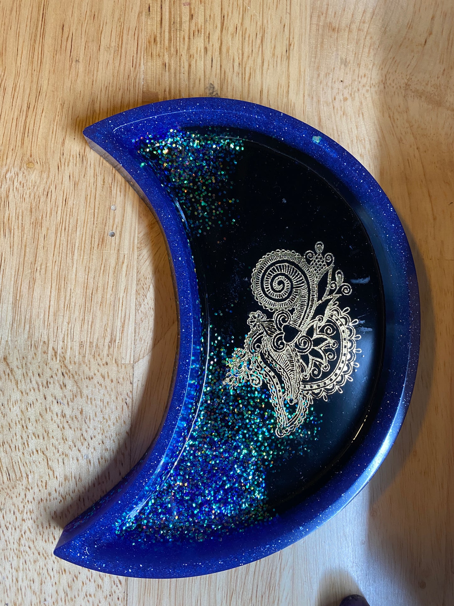 Resin Moon Trinket Trays (example pics only)