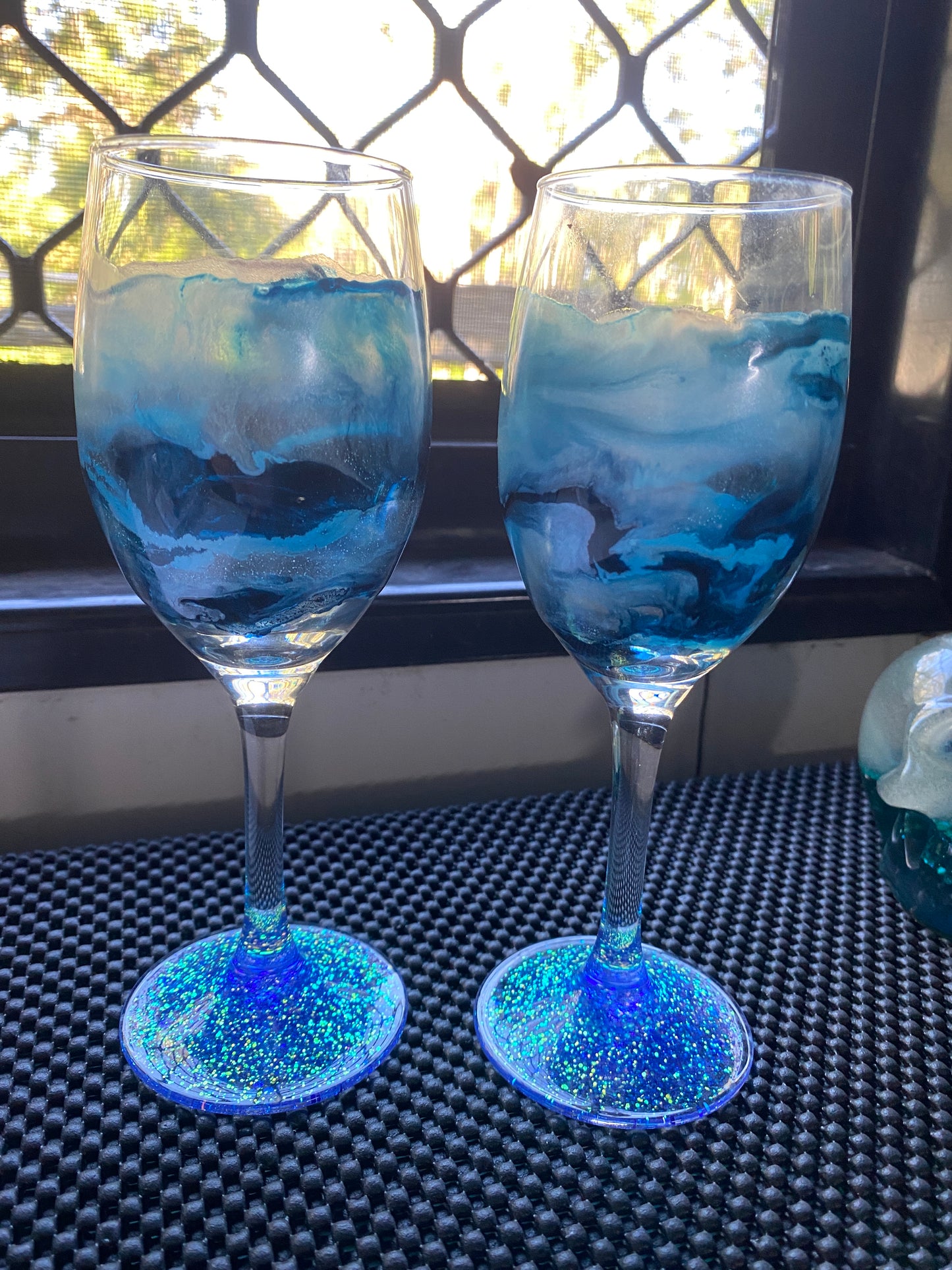 Resin Glasses Set of 2 (pics as examples)