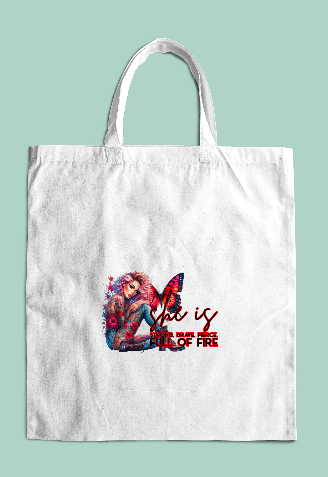 DTF Designs for Tote/crossbody bags and T-shirts. Series 1