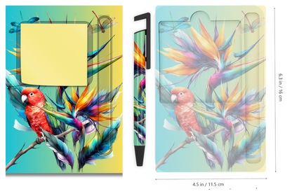 Sticky Note Holders with matching pen. Collection 1. Ready made.