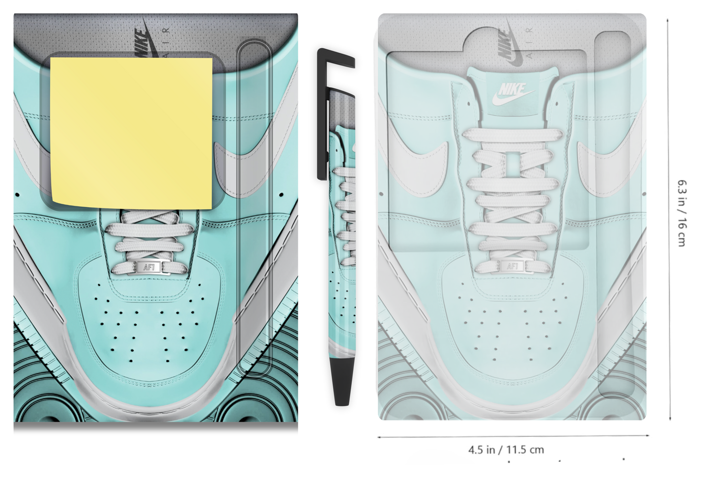 Sticky Note Holders Designs, with matching pen Design. Collection 1