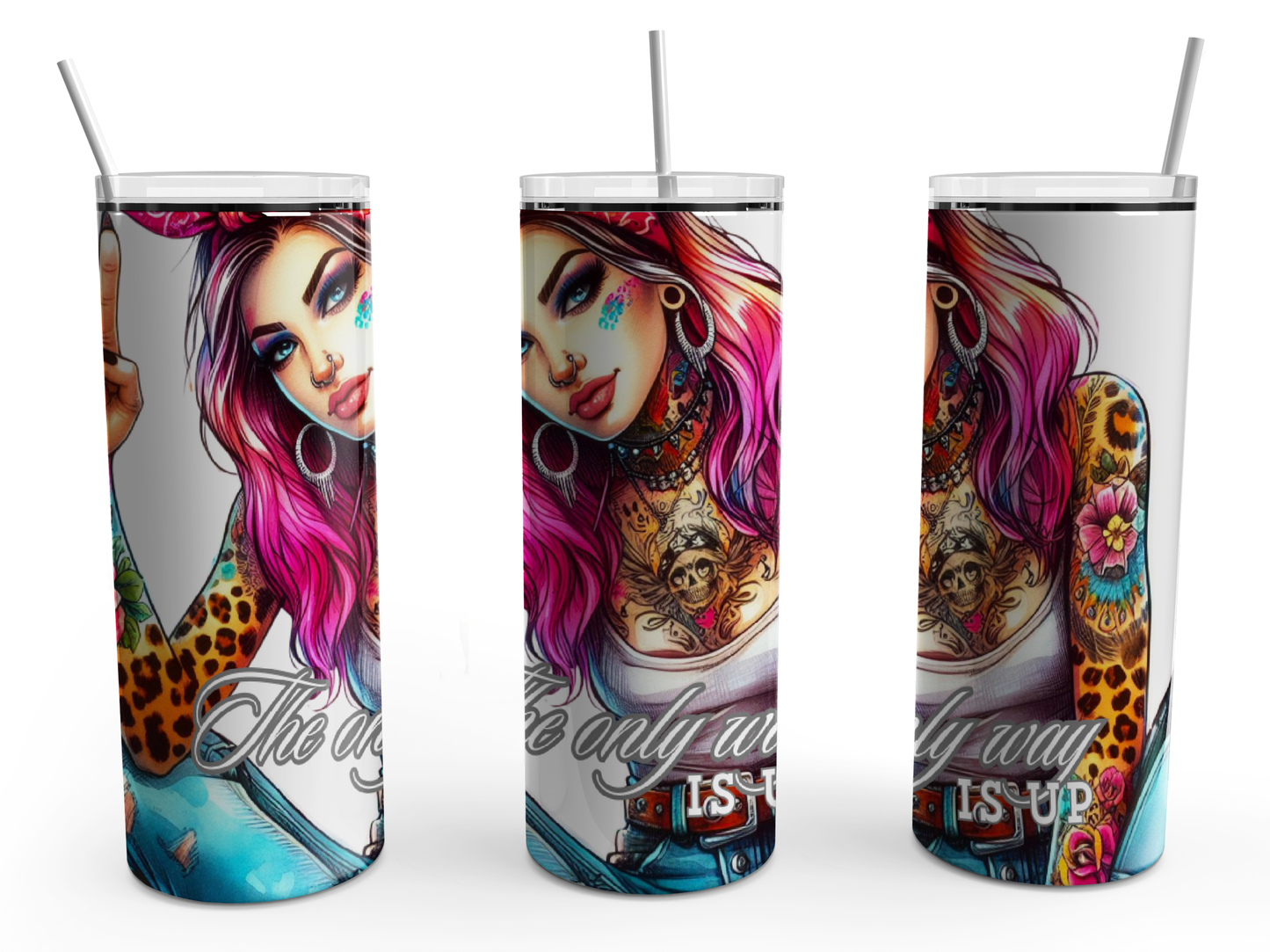 The only way is up 20oz Design