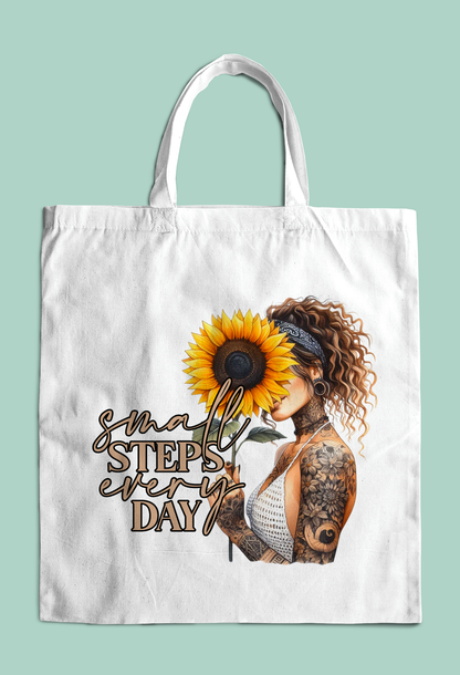 DTF Designs for Tote/crossbody bags and T-shirts.