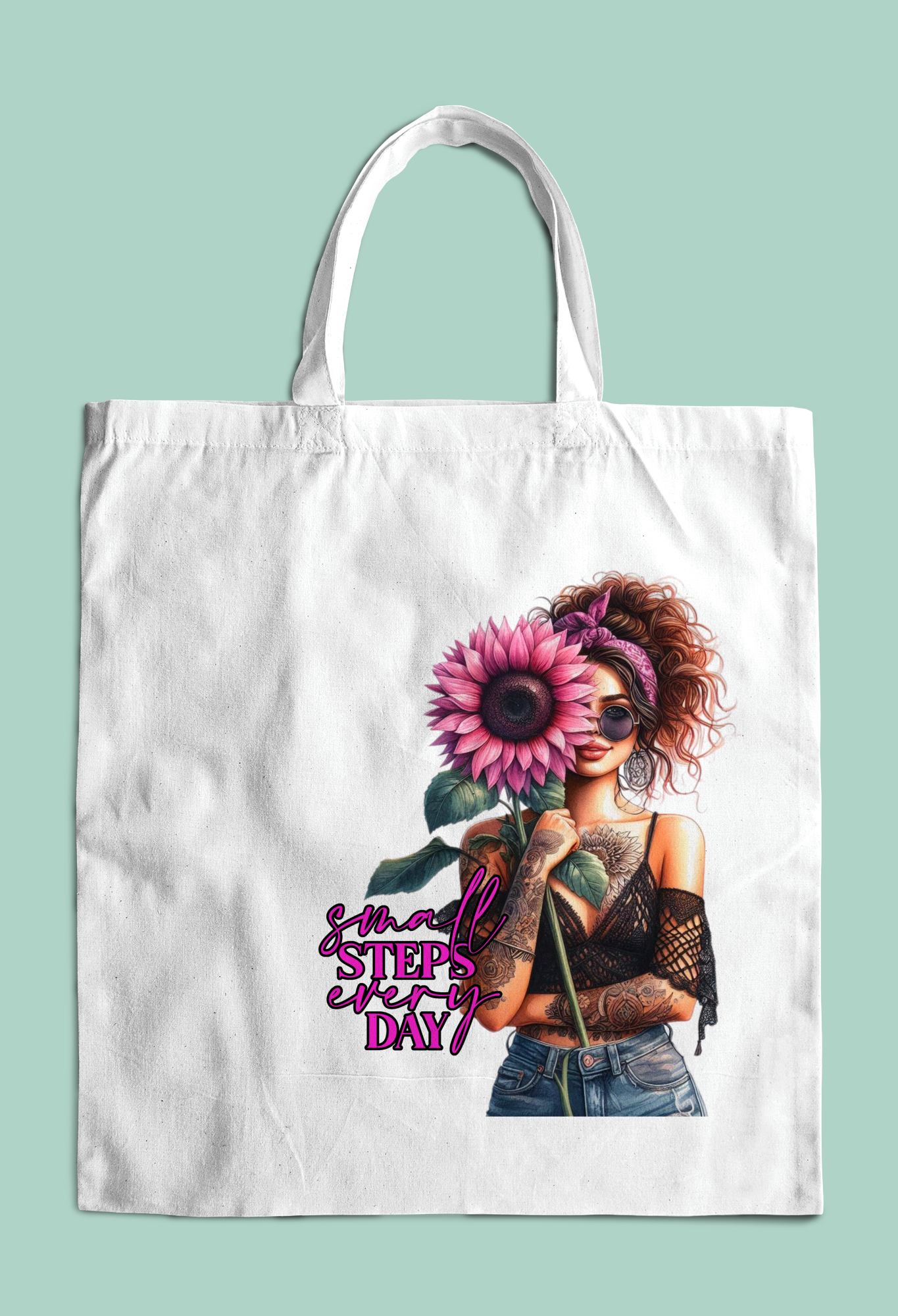 DTF Designs for Tote/crossbody bags and T-shirts.