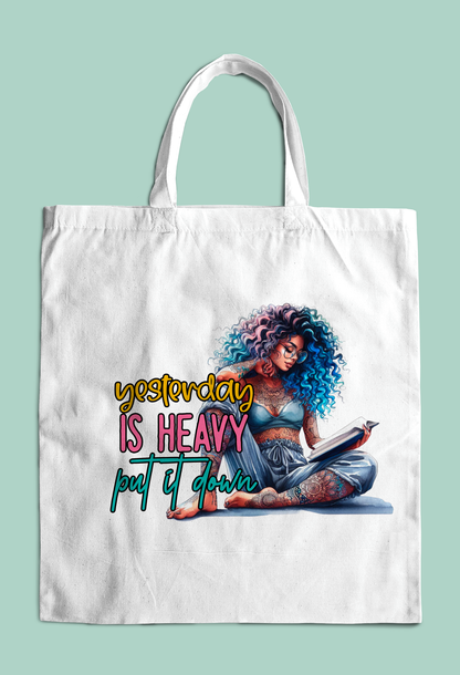 DTF Designs for Tote/crossbody bags and T-shirts.