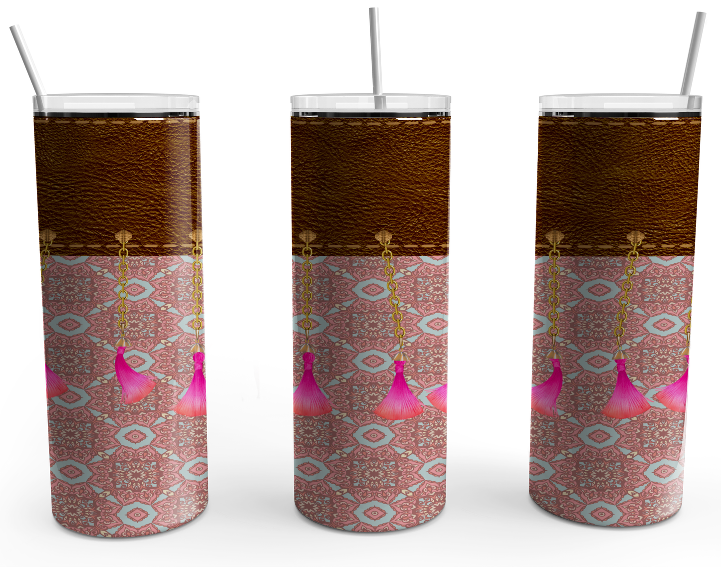 Bag-Leather design bag with tassels