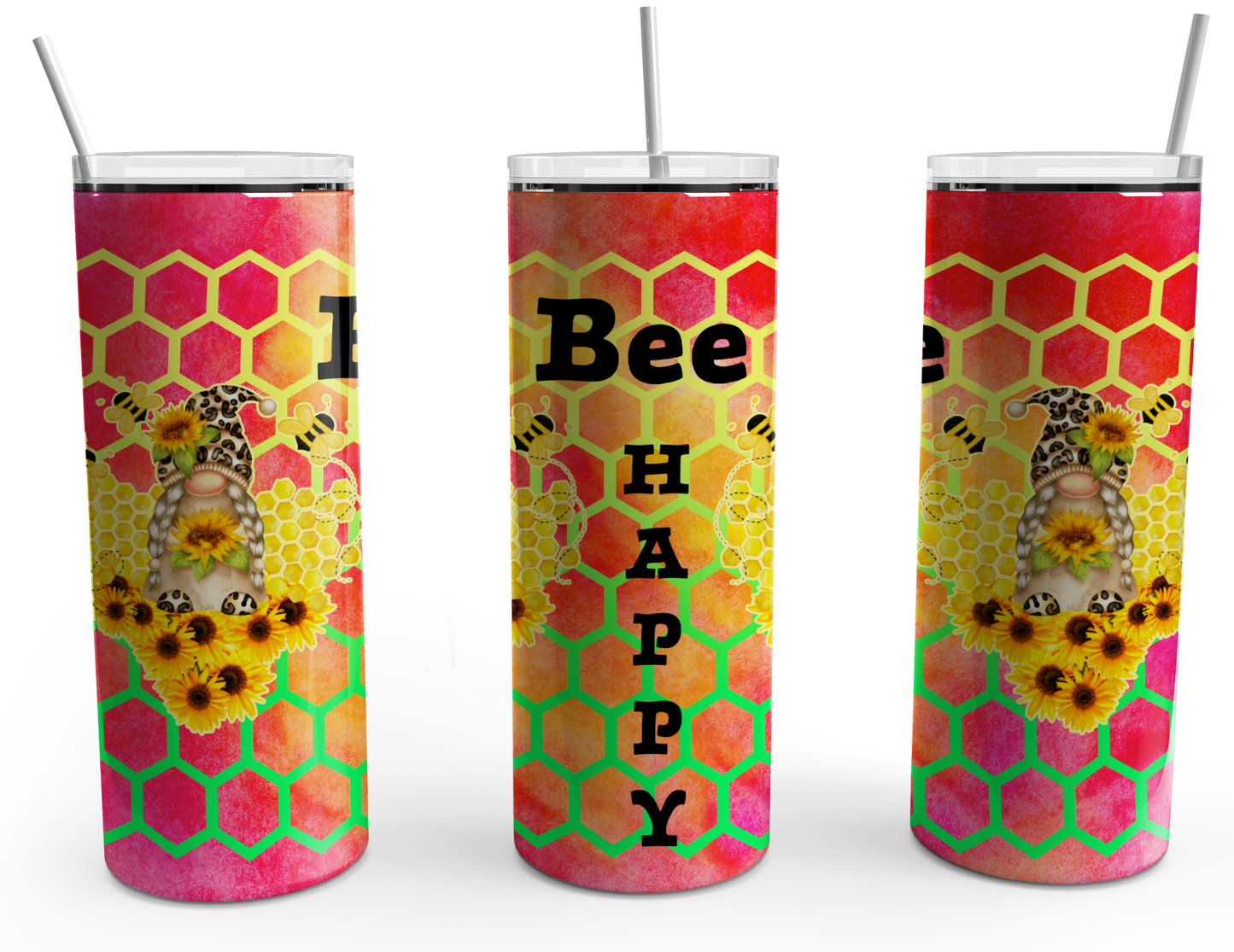 Bee Happy Girl Gnome