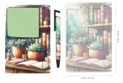 Sticky Note Holders with matching pen. Collection 1. Ready made.