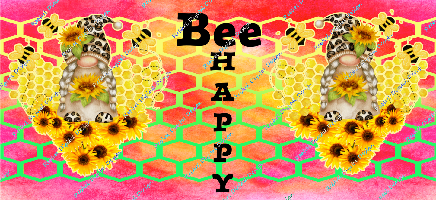 Bee Happy Girl Gnome